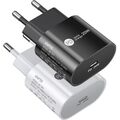20W Schnell USB Typ C Netzteil Ladegerät Europäischer Stecker Für Apple Samsung