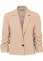 Kurzblazer Gr. 48 Mandelbeige Damen-Blazer Sakko Kurz-Jacke Neu