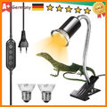 Schildkröten Wärmelampe Reptilien Terrarium Lampe UVA UVB 25+50W Heizlicht DHL