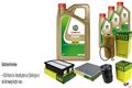 MANN-FILTER Inspektionspaket 8L CASTROL 5W-30 M passend für KIA Sportage SL