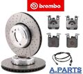 BREMBO XTRA LINE PERFORMANCE BREMSENSATZ WK Ø345mm HINTEN BMW 3ER F30 4ER F32