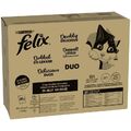 Purina Katzenfutter Felix Doppelt Lecker Nassfutter für Katzen in Gelee 80x85g