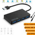 4 Port USB 3.0 HUB Verteiler Splitter Adapter Super Speed Datenhub für Laptop PC