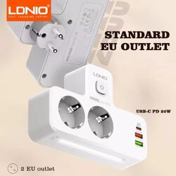 2-fach Mehrfachsteckdose 2er Steckdose Adapter mit USB-A+C Wandmontage Ladegerät