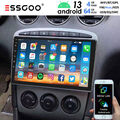 4+64G Android 13 Autoradio Carplay GPS Navi RDS WIFI Für Peugeot 308 408 2007-13