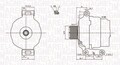Lichtmaschine Generator Lima MAGNETI MARELLI 063731779010 für FORD TRANSIT Bus