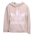 Adidas Hoodie Kapuzenpullover Damen Sweater Gr. 34 beige Trefoil Big Logo HS280