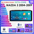Für Mazda 3 2004-2009 Android 12 10.33" Autoradio GPS Navi CarPlay DAB 6+64GB AI