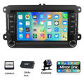 7" Android13 Autoradio DAB+ GPS Kamera für VW Golf 5 6 Passat Touran Polo Tiguan