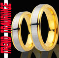 2 Partner Ringe Eheringe Trauringe Verlobungsringe Gravur Gratis TW10