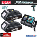 2 Für Makita BL1815N Akku 18V 3Ah Lithium LXT Ersatzakku BL1850 /Ladegerät