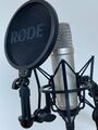 Rode NT1-A Mikrofon, Studio Condenser Microphone, 48V Phantom Power, Pop Filter 