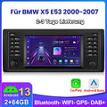 7" Für BMW 5er E39 X5 E53 7er E38 Carplay Autoradio GPS NAVI BT WIFI DAB+ 2+64GB