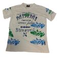 Unisex WeFly High T-Shirt Miami Surfing Baumwolle Gr.XXL 60 62 Weiss Blumendruck