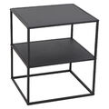 B-Ware SVITA HERMI Beistelltisch Nachttisch Sofatisch Industrial Style Schwarz