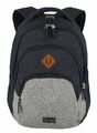 travelite Basic Melange Backpack Rucksack Laptoptasche Tasche Marine / Grey Blau