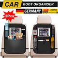 2x Rückenlehnentasche Rücksitztasche Rückenlehnenschutz Auto Organizer Rücksitz