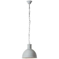 Brilliant Pendelleuchte Deckenlampe Hängeleuchte Bente Grau Beton E27 Industrie