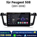 Für Peugeot 508 2011-2018 Android13 2+64G carplay Autoradio GPS Navi WIFI BT SWC