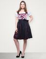 Dirndl Damen Neu Trachtenkleid 3 tlg Set Gr 34 36 38 40 42 44 Tracht knielang