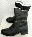  NEU - TOP-DAMEN - STIEFELETTEN GR. 36 ANTHRAZIT USED *** NEU *** MARCO TOZZI