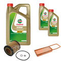 FEBI BILSTEIN Inspektionspaket 7L CASTROL EDGE 5W-30 M für BMW X5 F15 F85