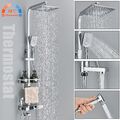 Thermostat Duschgarnitur Regendusche Duscharmatur Duschsystem Kopfbrause set