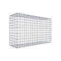 Gabione Steinkorb 100 x 60 x 30 cm (L x H x T) Maschenweite 5 x 5 cm C-Ringe