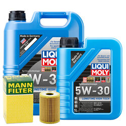 Motoröl 5W30 LIQUI MOLY Longtime High Tech 6L +MANN Ölfilter