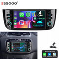 Für Fiat Grande Punto/Linea 2+64G Carplay Android 14 Autoradio GPS NAVI WIFI RDS