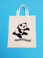 Stofftasche Panda Bär Stoffbeutel Baumwolltasche Tragetasche Jutebeutel Bag