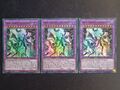 3x Yu-Gi-Oh! MZMI-DE014 Clorless Chaoskönig der Finsteren Welt SR NM 1st Ed