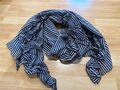 OPUS blau gestreiftes tolles Tuch AFLAPA SCARF Schal