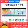 14.9" IPS 64GB Android 13 8 Core Autoradio Carplay GPS Navi DAB für BMW X1 F48