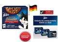 FELIX Katzenfutter Nassfutter Sensations Saucen Vielfalt vom Land 96 x 85g