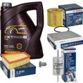 BOSCH Inspektionspaket 5 L MANNOL Extreme 5W-40 für VW Fox 1.2 Polo Skoda