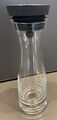 WMF Wasserkaraffeaus Glas, 1 Liter, Glaskaraffe mit Deckel, Silikondeckel, Close