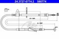 ATE (24.3727-0774.2) Handbremsseil, Handbremszug für OPEL SUZUKI