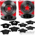 brembo BREMSSCHEIBEN+ BELÄGE VORNE HINTEN passend für VOLVO S40 V40 V50 FOCUS ST