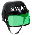 SWAT Kinderhelm S.W.A.T mit Visier in schwarz