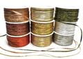 1m/0,14€) Satinband 50m x 3mm Goldkante Geschenkband Weihnachtsband Advent #1371