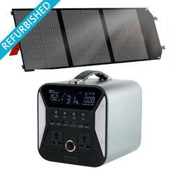 CTOLITY Solargenerator 300W mit 100W Solarpanel Tragbare Powerstation Camping 