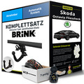 Für SKODA Octavia III Typ 5E3 Anhängerkupplung abnehmbar +eSatz 7pol 12- Kit NEU