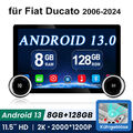 8+128G Autoradio Android 13 Für Fiat Ducato/Peugeot Boxer/Citroen Jumper CARPLAY