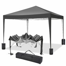 Pavillon 3x3/3x6m Wasserdicht Pop-Up Stabil Faltpavillon Partyzelt Gartenzelt DE