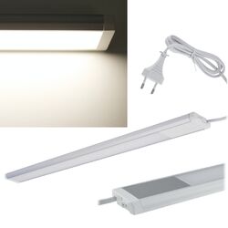 slim Led Unterbau-Leuchte 40/60/90 Küchen-Unterbau-Lampe 230V Möbelleuchte Küche