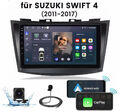 2+64GB Für Suzuki Swift IV FZ 2011-2017 Android 13 CarPlay Autoradio GPS Navi