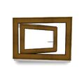 Fenster Kellerfenster Garagenfenster Kunststofffenster Golden Oak 2 Fach Neu Top