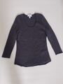 PETER HAHN Cashmere Gr.36 Pullover 3/4 Arm flieder grau blaugrau