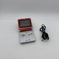 Nintendo Game Boy Advance SP Konsole | Mario Edition Rot / Silber | inkl. Kabel
